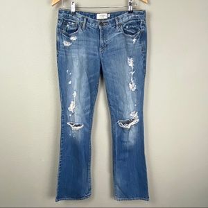 Abercrombie & Fitch Emma 6R distressed jeans